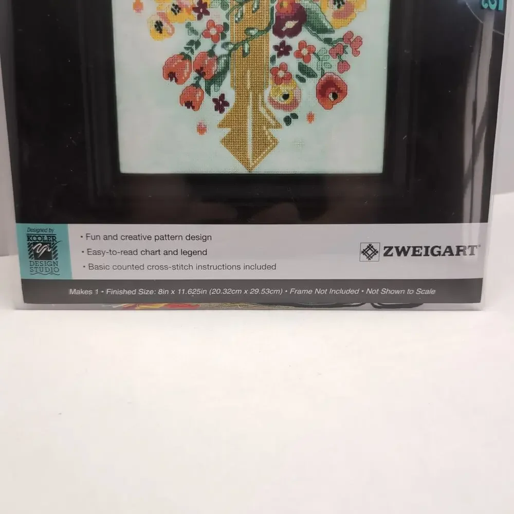 Artiste Counted Cross Stitch Golden Blossoming Religious Kooler Zweigart 1576594